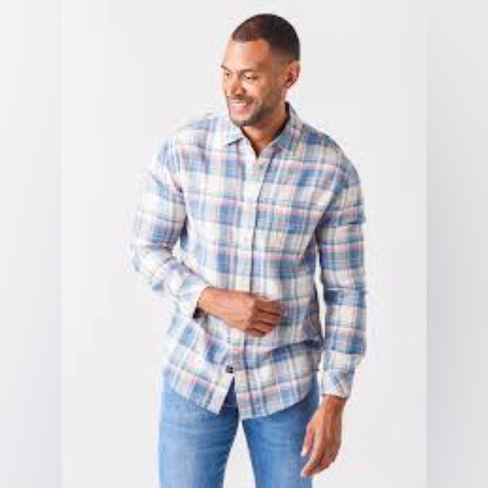 Rails Men’s Button Down Plaid Wyatt Shirt Size XL